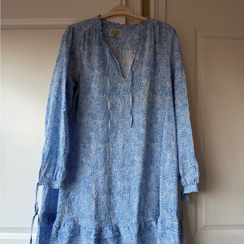 Scotch and Soda Spring and Summer Blue Dress